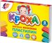Пластилин восковой Кроха, 8 цветов, со стеком