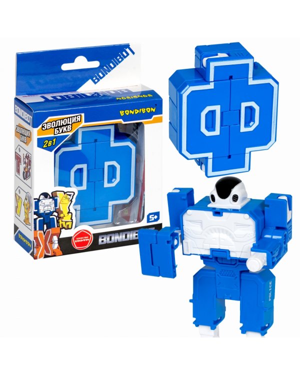 Трансформер Bondibot, 2 в 1, буква Ф