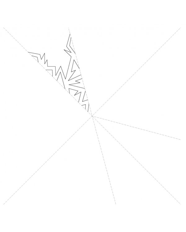 Новогодние снежинки Белое кружево