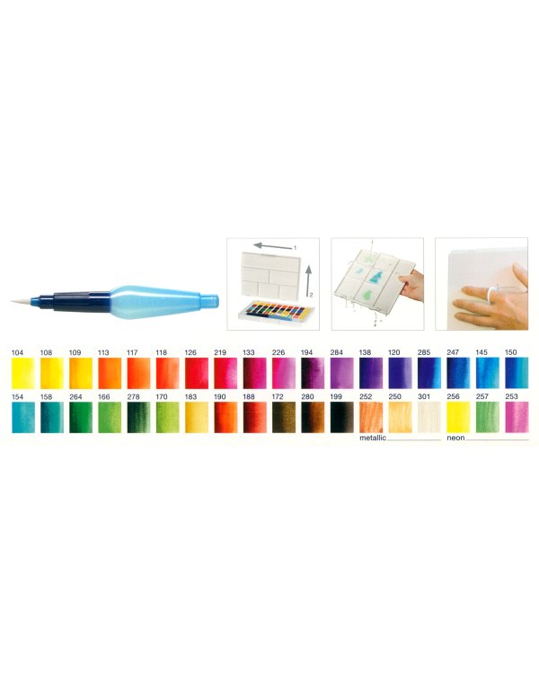 Акварель Creative Studio, 36 цветов