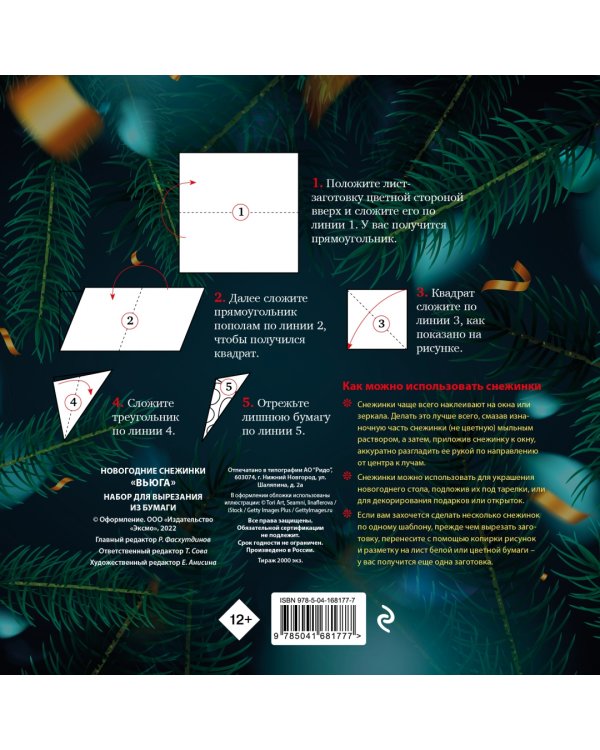 Новогодние снежинки Вьюга