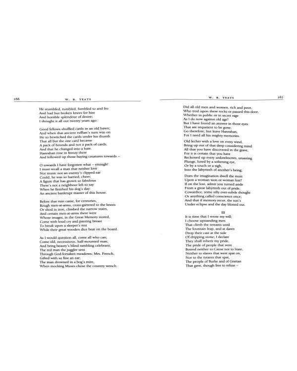 The Collected Poems of W. B. Yeats