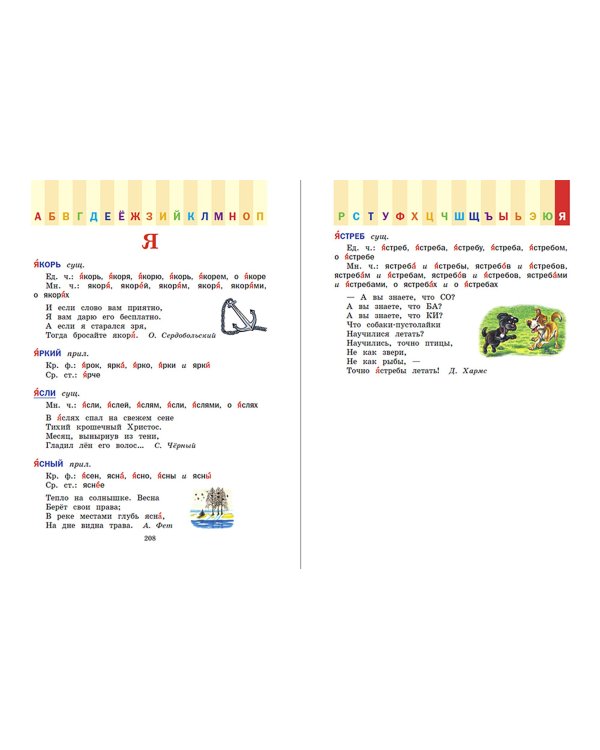 Словарь ударений. Как правильно произносить слова? 1-4 классы