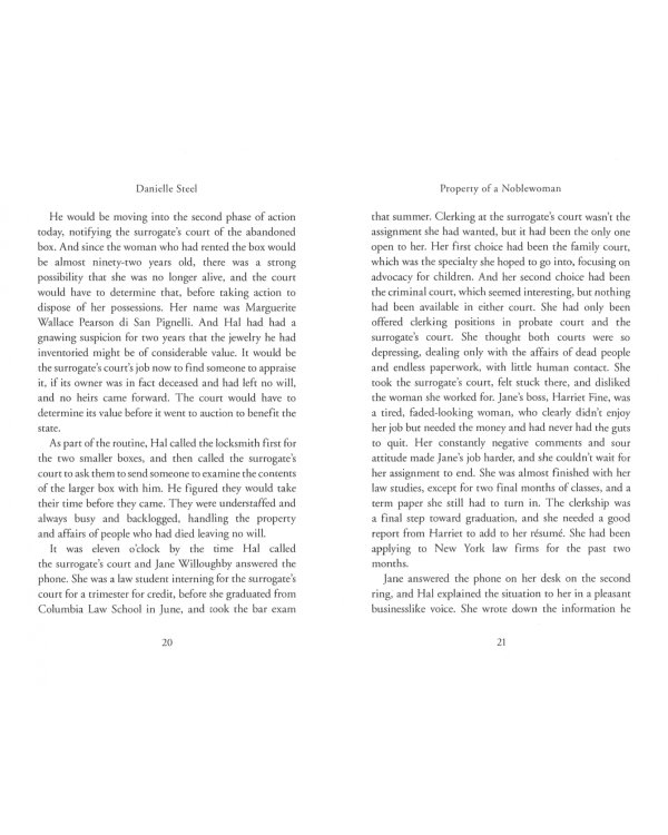 Property of a Noblewoman