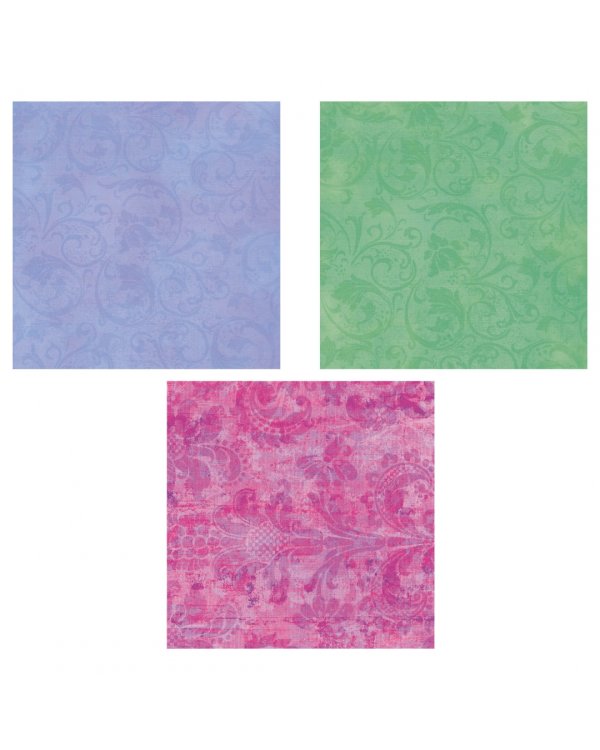 Бумага тематическая для скрапбукинга Ботанический сад, двухсторонняя, 12 листов )