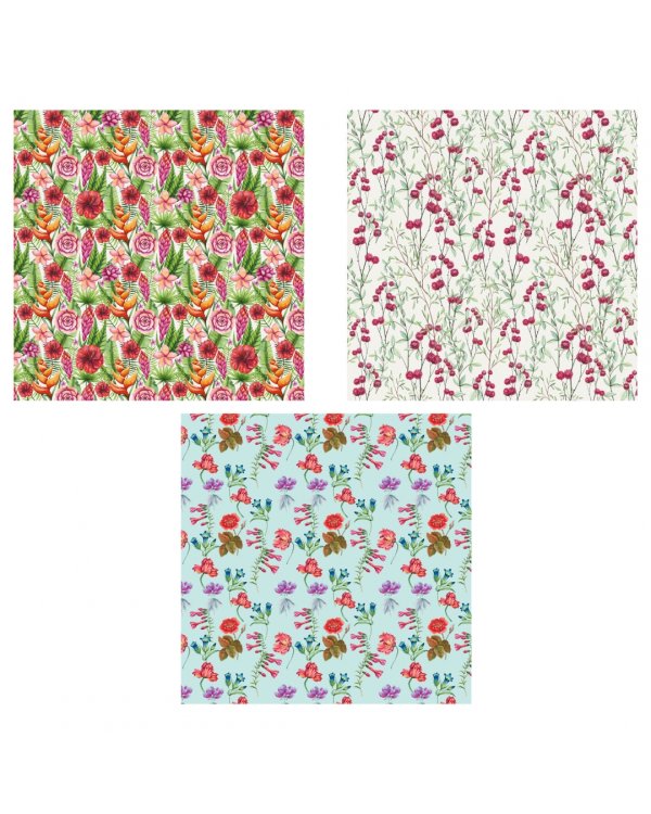 Бумага тематическая для скрапбукинга Ботанический сад, двухсторонняя, 12 листов )