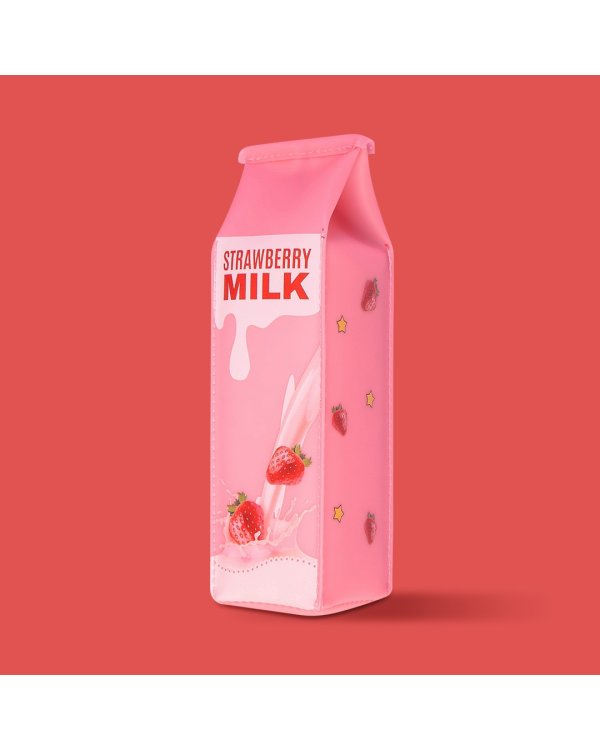 Пенал. Молочко, 1 отделение, без наполнения, силикон