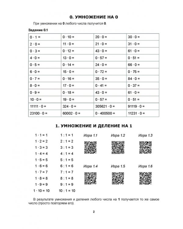 Секреты математики. Тренажёр умножения в уме