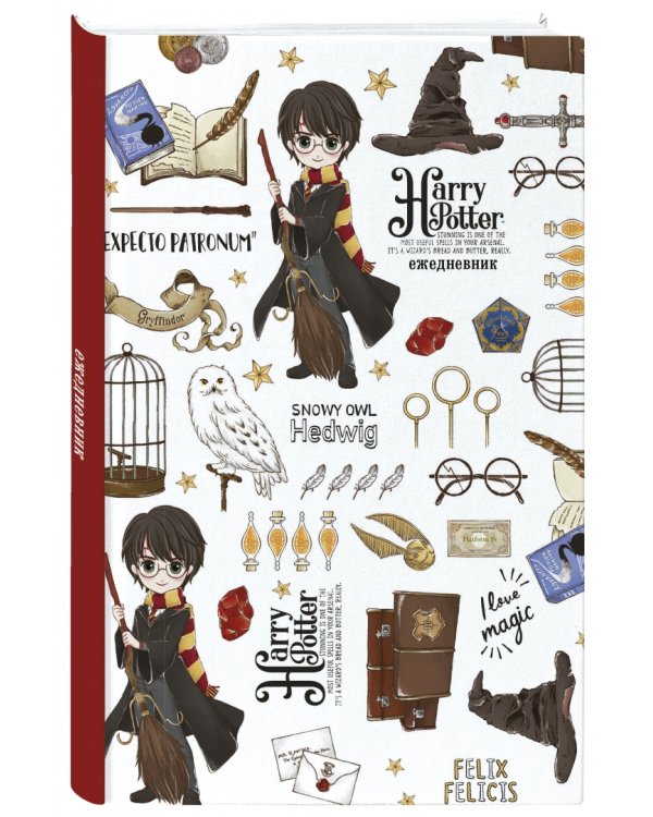Ежедневник недатированный Гарри Поттер, 64 листа, А5