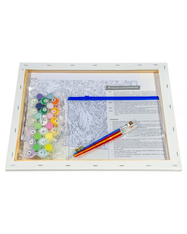 Живопись на холсте. Крокусы