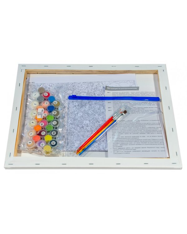 Живопись на холсте. Осенний букет