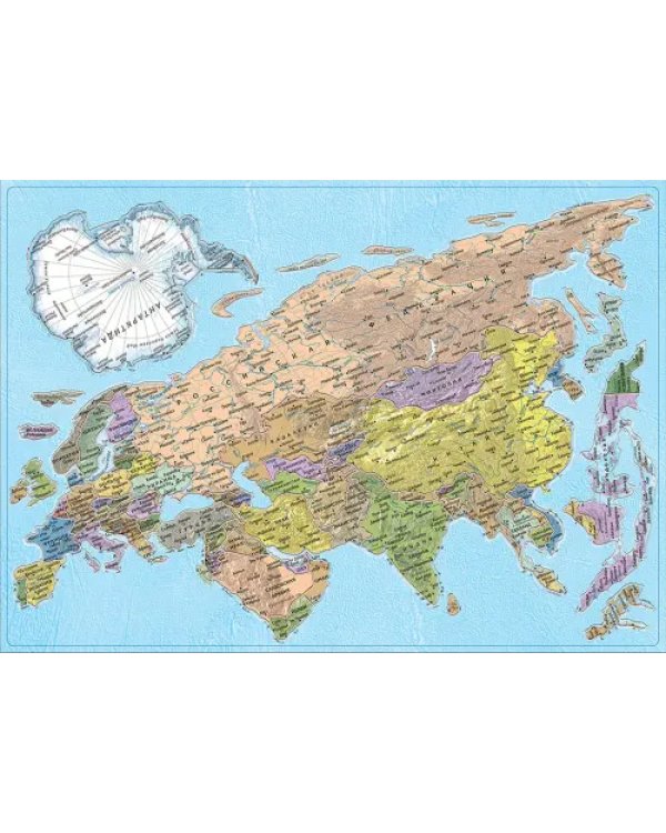 Большой пазл. Карта Мира. Страны