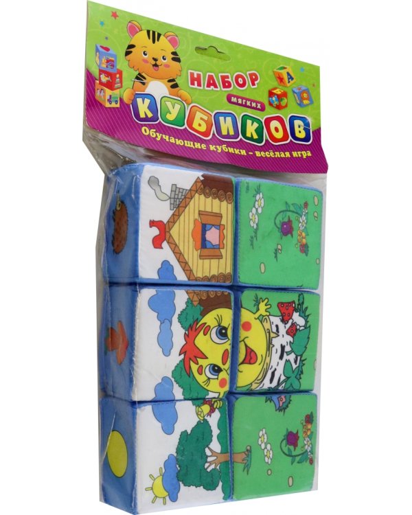 Набор мягких кубиков. Колобок