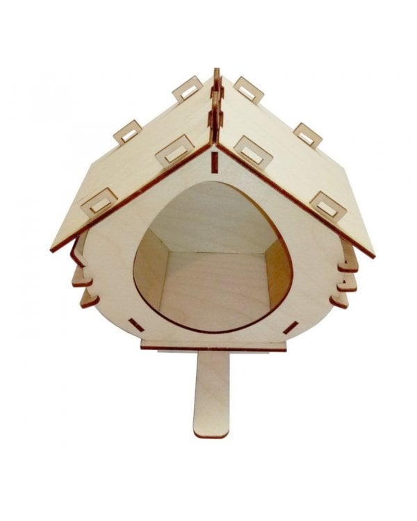 Сборная деревянная модель Птичкина кормушка
