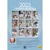 Календарь на 2023 год. Снежные коты