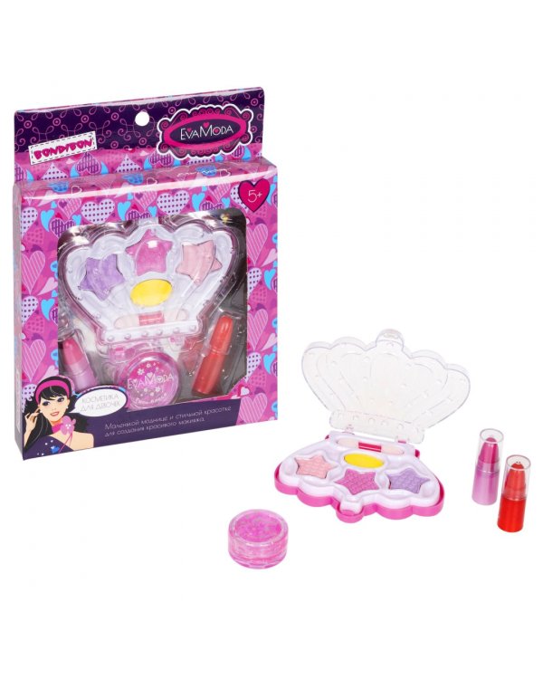 Набор детской декоративной косметики. Корона, с тенями