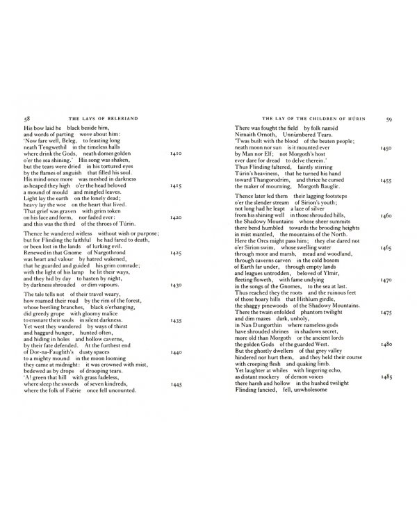 The Lays of Beleriand (The History of Middle-earth, Book 3)