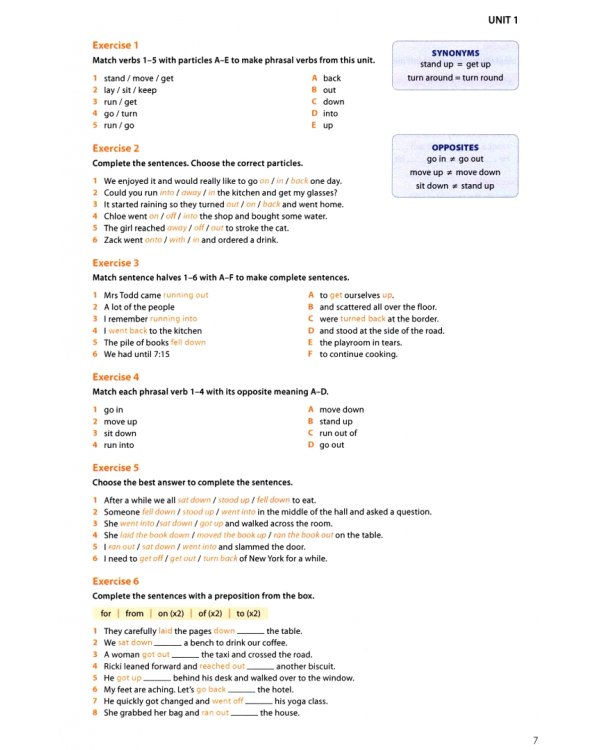 Work on your Phrasal Verbs. Master the most common 400 phrasal verbs