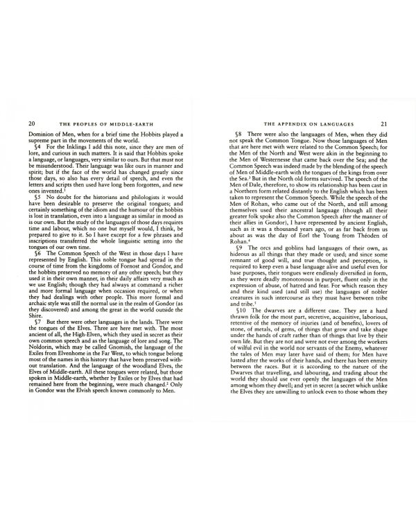 The Peoples of Middle-earth