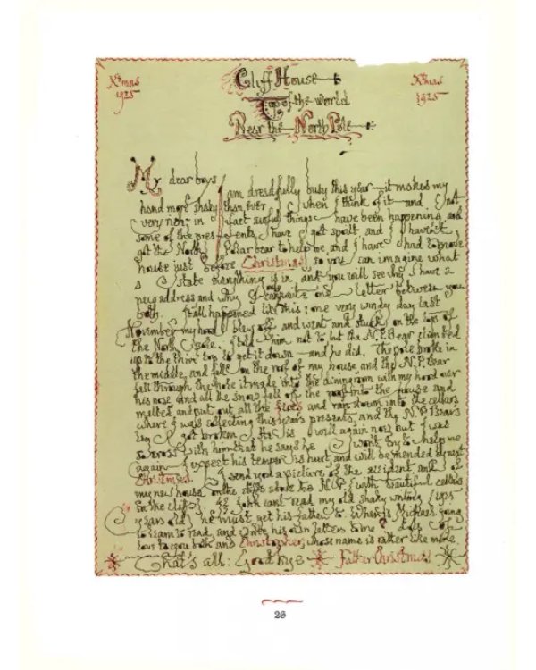 Letters from Father Christmas Centenary Edition