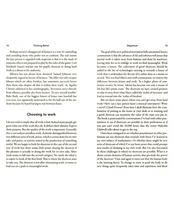 Thinking Better. The Art of the Shortcut