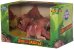 Игровой набор. Динозавры: Трицератопс против Тираннозавра