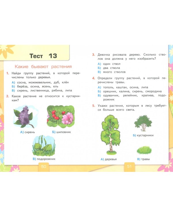 Окружающий мир. 2 класс. Тесты к учебнику А. А. Плешакова. В 2-х частях. Часть 1. ФГОС