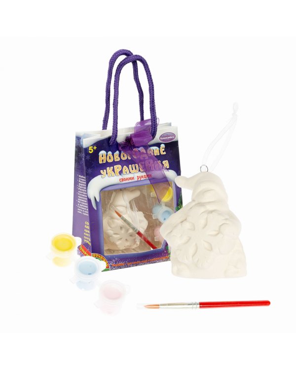 Ёлочное украшение своими руками. Снеговичок