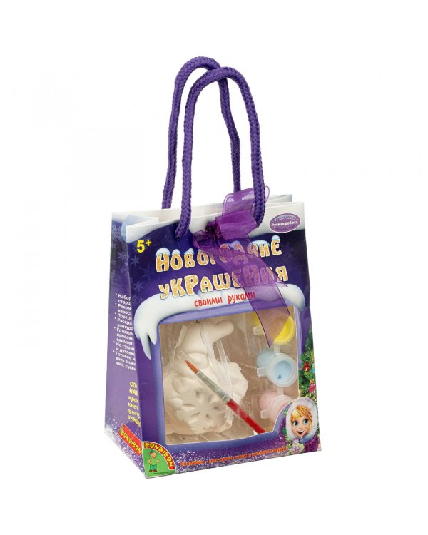 Ёлочное украшение своими руками. Снеговичок