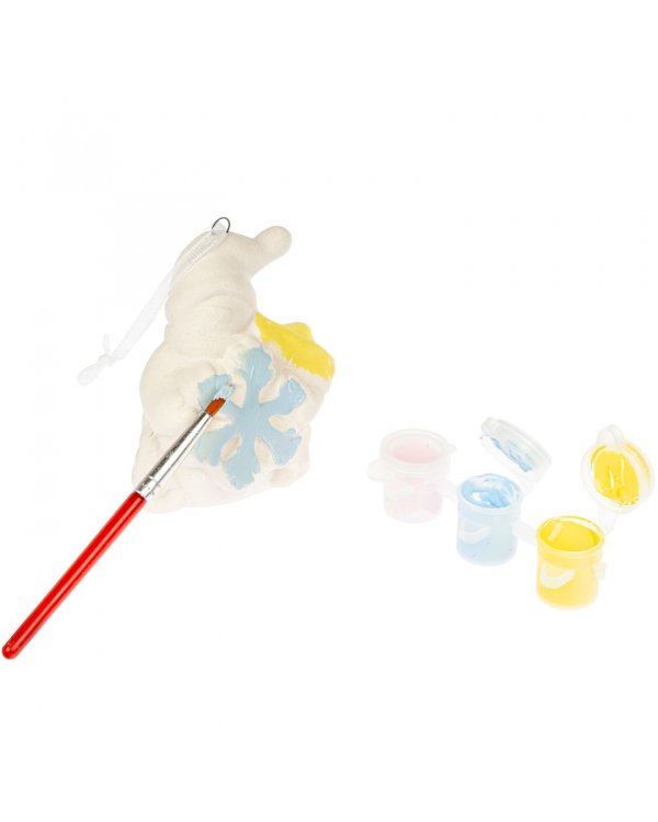 Ёлочное украшение своими руками. Снеговичок