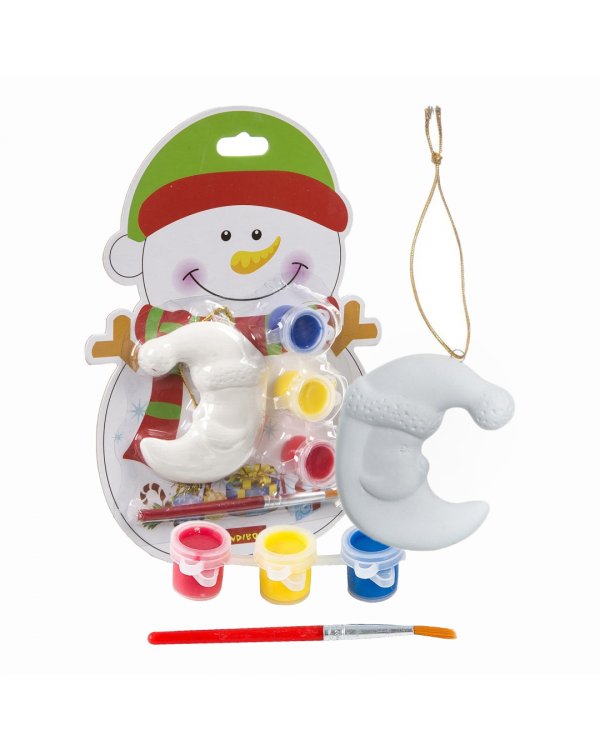 Елочные украшения своими руками. Снеговик на карте