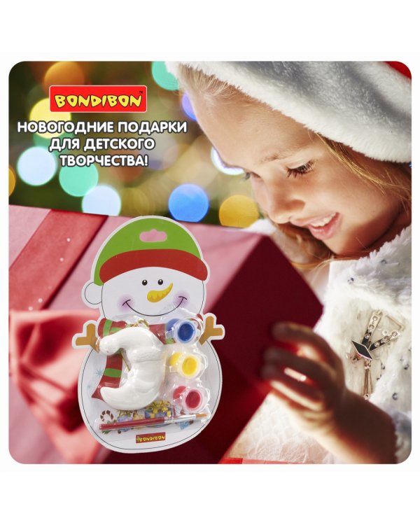 Елочные украшения своими руками. Снеговик на карте