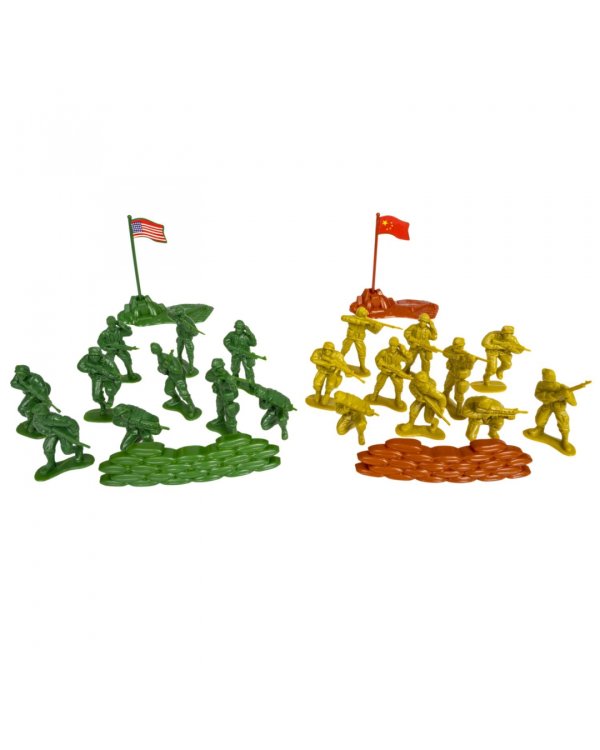 Набор игровой Армия, 20 солдатик с оружием