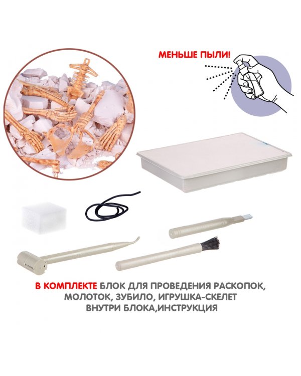 Исторические раскопки. Тайны веков. Скелет человека