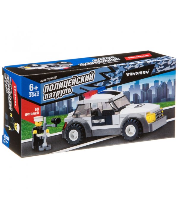 Конструктор. Полицейский патруль. Машина
