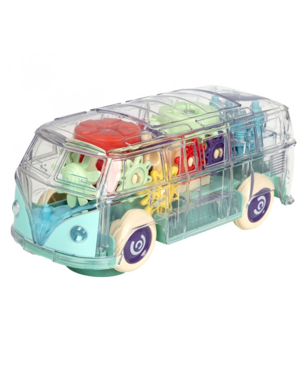 Игрушка музыкальная Автобус с шестеренками