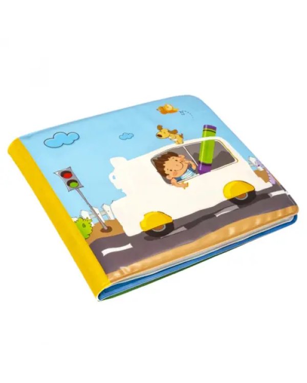 Книга для купания. Транспорт. С проявляющимися картинками, с пищалкой