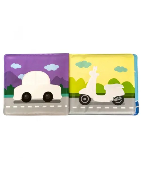 Книга для купания. Транспорт. С проявляющимися картинками, с пищалкой
