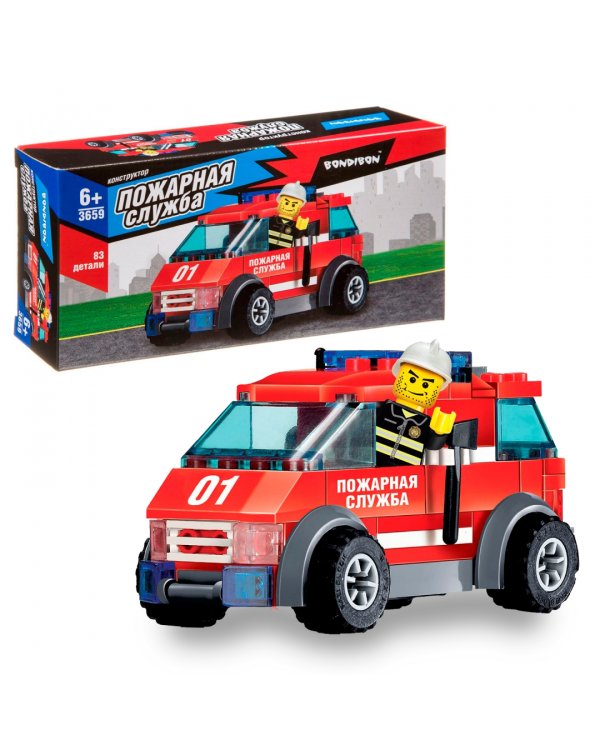 Конструктор. Пожарная служба. Машина