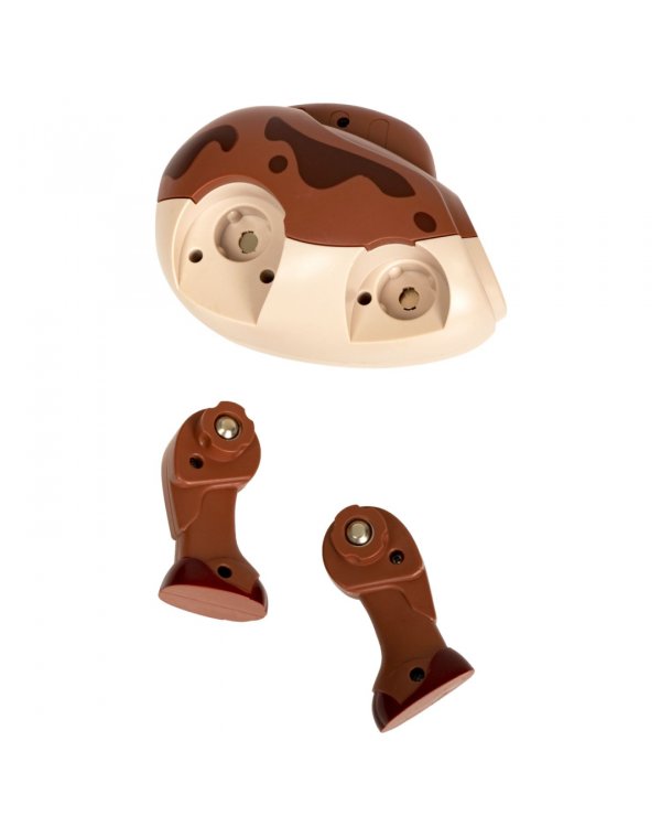 Конструктор магнитный. Диплодок, с 3D подставкой-пазлом