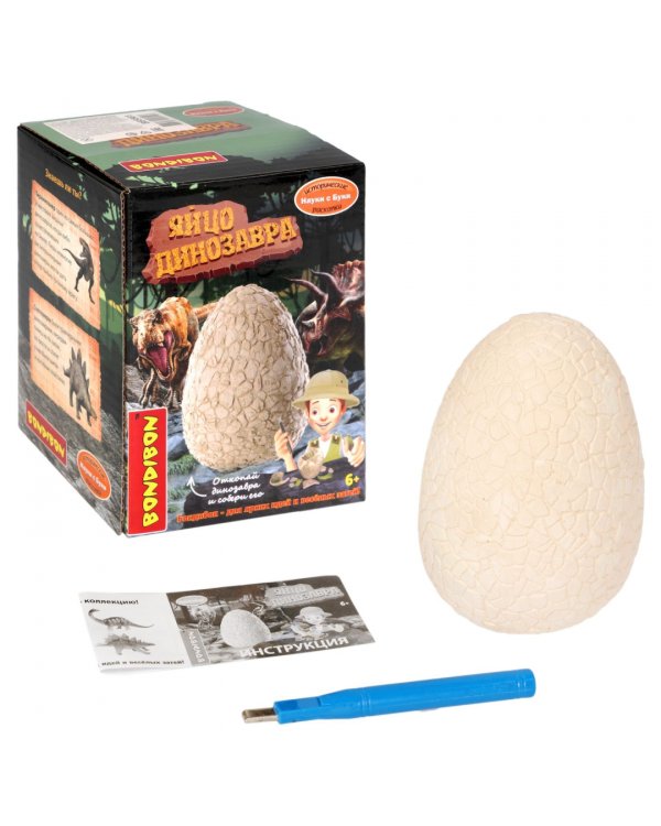 Набор палеонтолога. Яйцо динозавра, фигурка-пазл