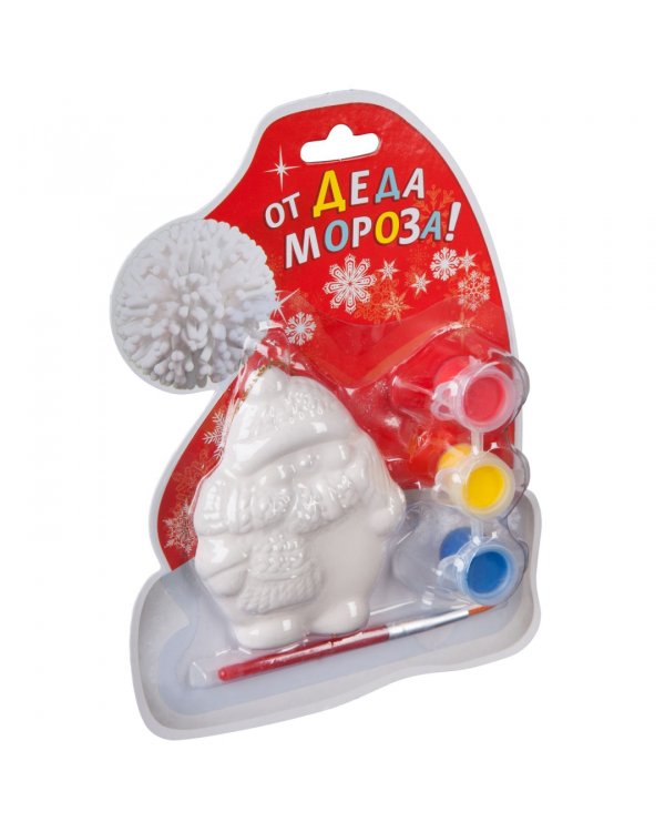 Елочное украшение Дед Мороз. Шапка Деда Мороза