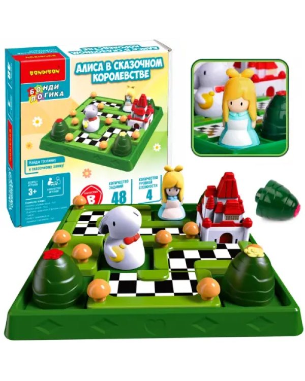 Настольная логическая игра-головоломка. Алиса в сказочном королевстве