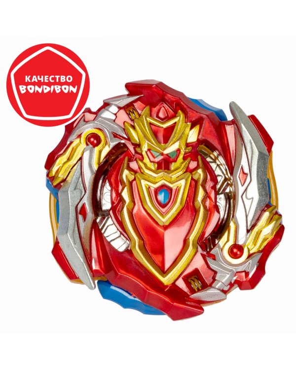 Волчок Торнадо Ахиллес, красно-золотой