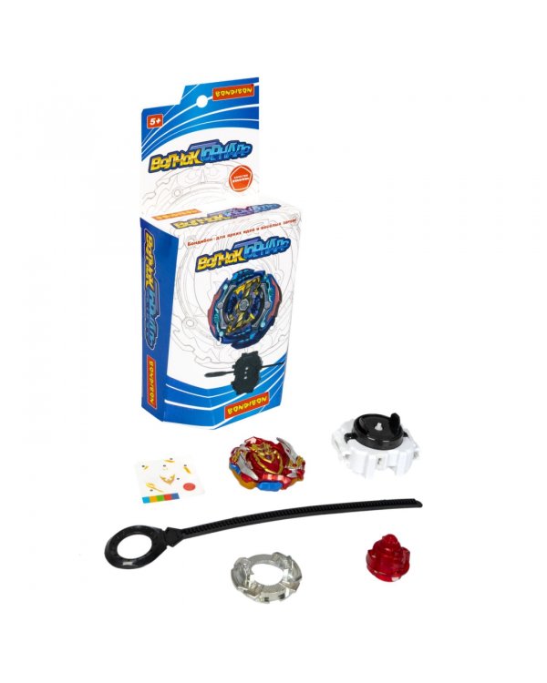 Волчок Торнадо Ахиллес, красно-золотой