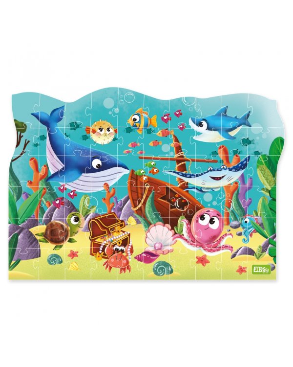 Пазл Подводный мир, 60 элементов