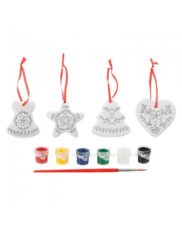 Набор для творчества "Елочные украшения" 4 фигурки (ВВ1572)