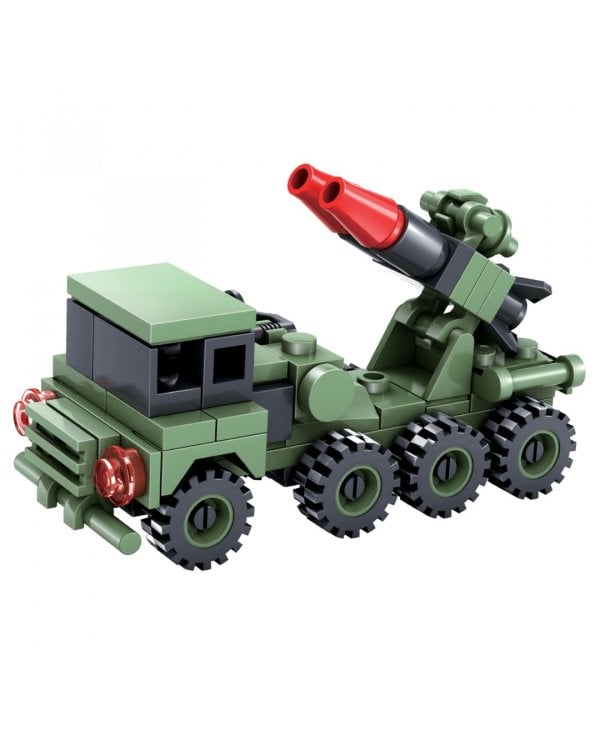 Конструктор 3 в 1. Военный десант. Ракетная установка