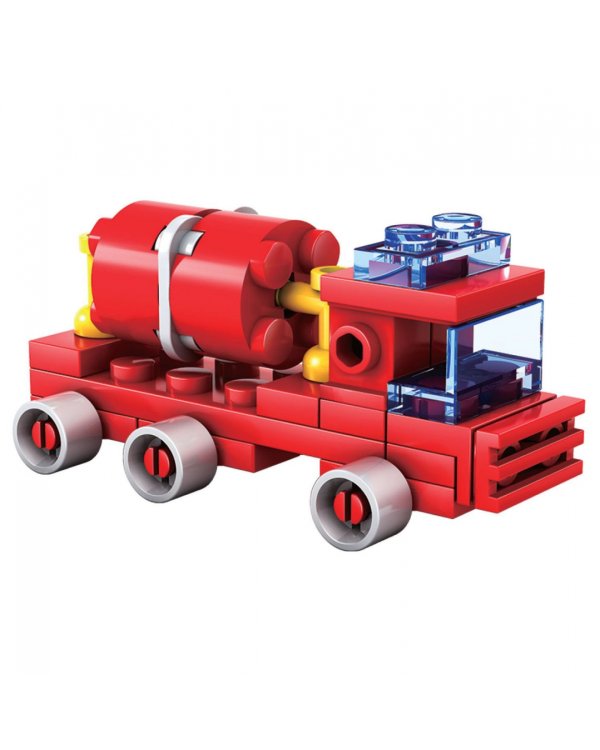 Конструктор 2 в 1. Пожарная служба. Грузовик-цистерна