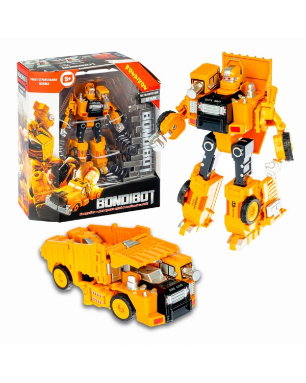 Трансформер Робот-самосвал 2в1 с металлическими деталями